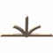 Ekena Millwork Redmond Smooth Timber Gable Bracket, Douglas Fir, 108"W x 54"H x 3 1/2"D x 5 1/2"F, 12/12 Pitch GBW108X54X0406RED00SDF - alternate 3